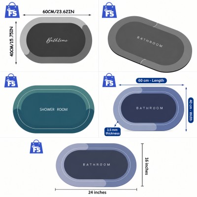 Super Absorbent Door & Bathroom Mat 2 pics