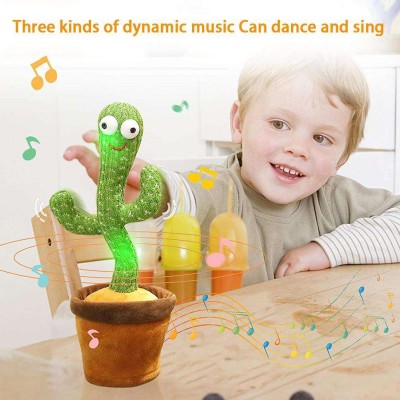 Lovely Dancing Talking Cactus Toy