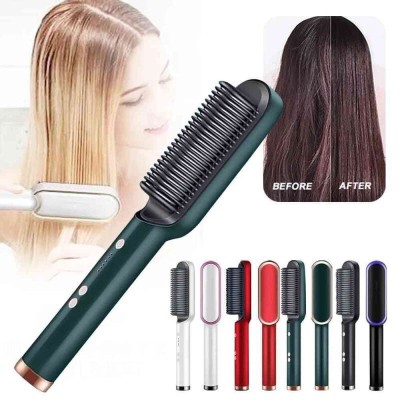 Smart Hair Straightener Brush